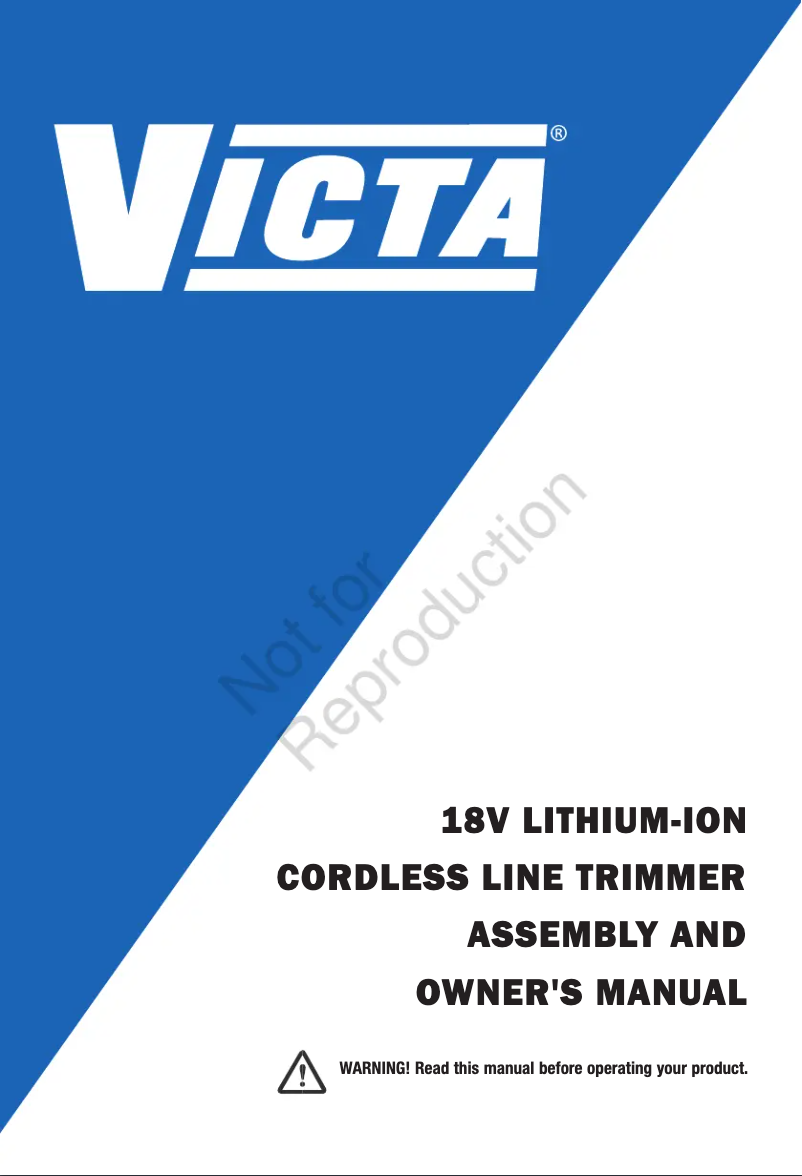 Page n°1 - Manuel utilisateur Victa 1697261