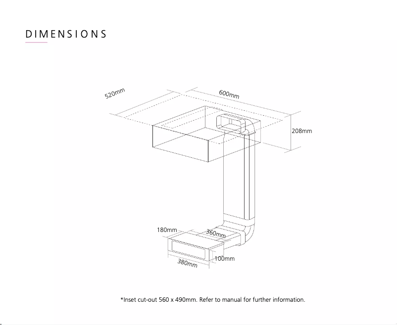 Page 1 de la notice Instructions / montage Caple DD610BK