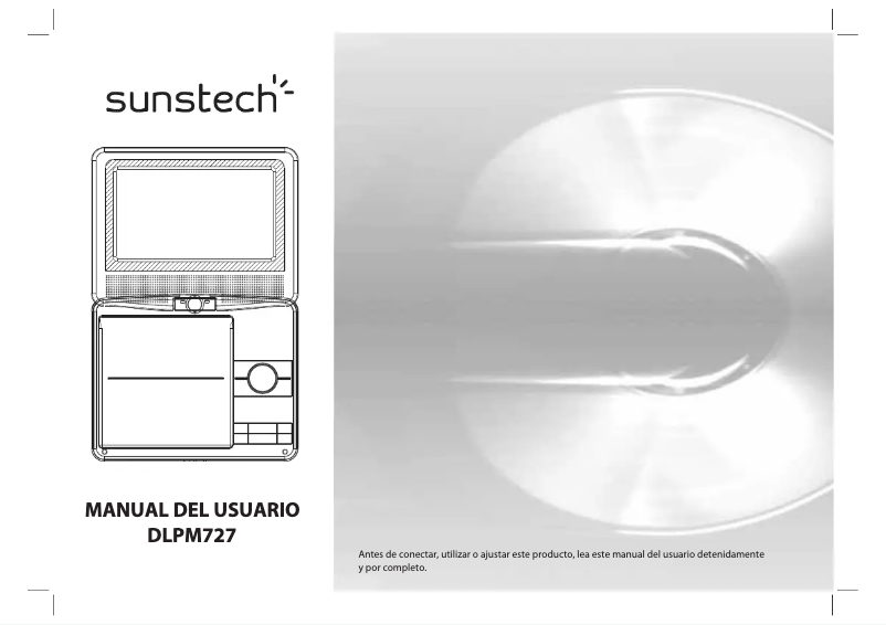 Page 1 de la notice Manuel utilisateur Sunstech DLPM727