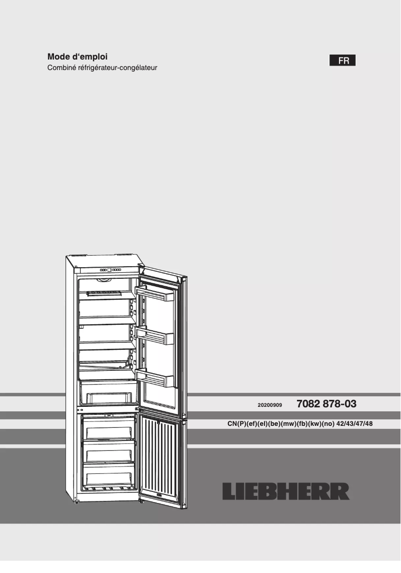 Page n°1 - Manuel utilisateur Liebherr CNel 4213-23