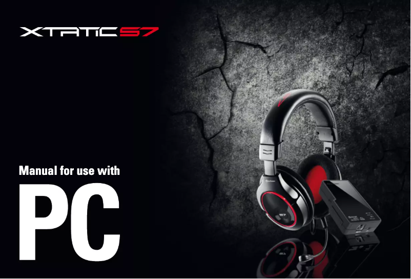 Page n°1 - Manuel utilisateur Sharkoon X-Tatic S7 (PC)