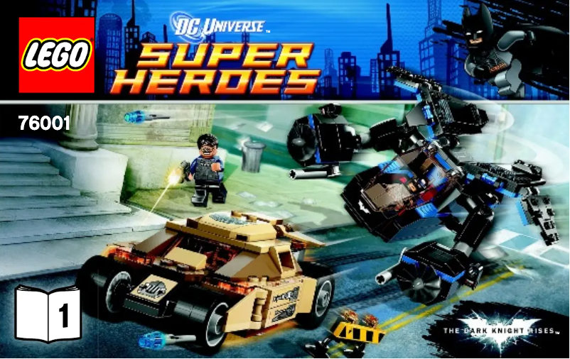 Página 1 del manual Manual de usuario Lego The Bat vs. Bane (TM): Tumbler Chase