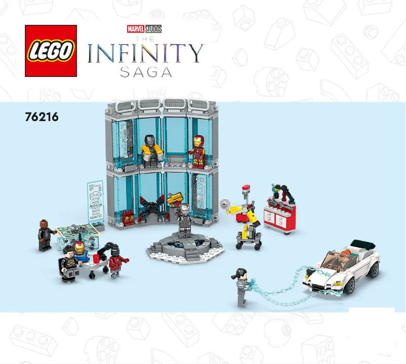 Page 1 de la notice Manuel utilisateur Lego Marvel Studios 76216