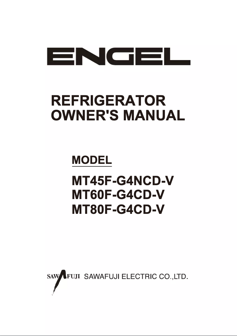 Page n°1 - Manuel utilisateur Engel MT60F-G4CD-V