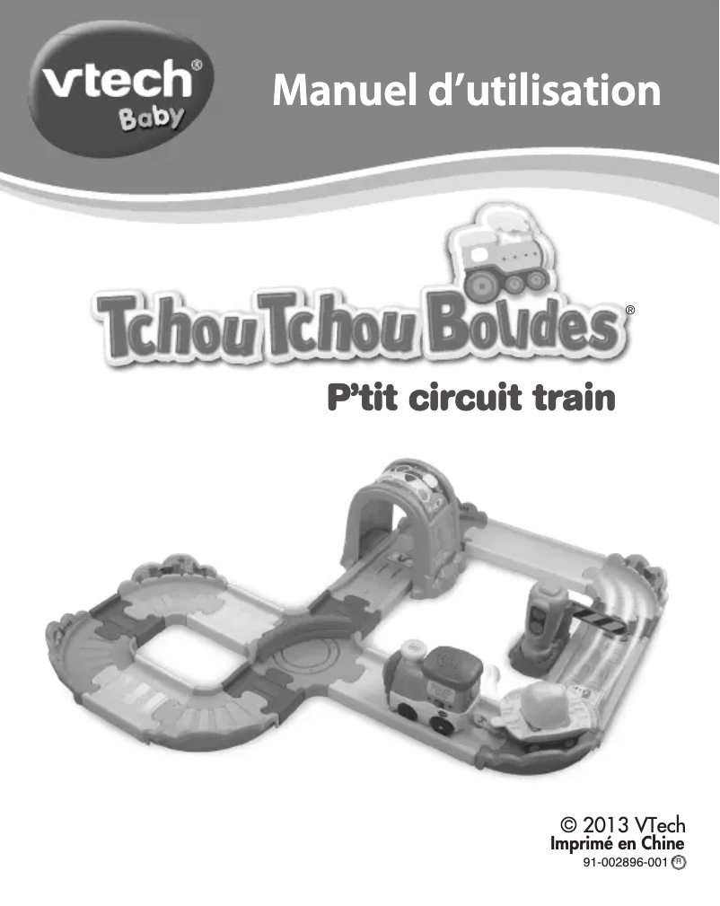 Página 1 del manual Manual de usuario Vtech P'tit circuit train