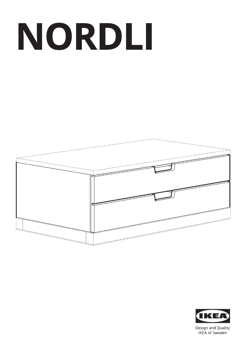 Página 1 del manual Manual de usuario Ikea NORDLI 704.716.19
