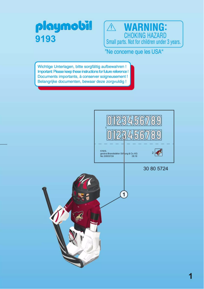 Image de la première page du manuel de l'appareil 9193