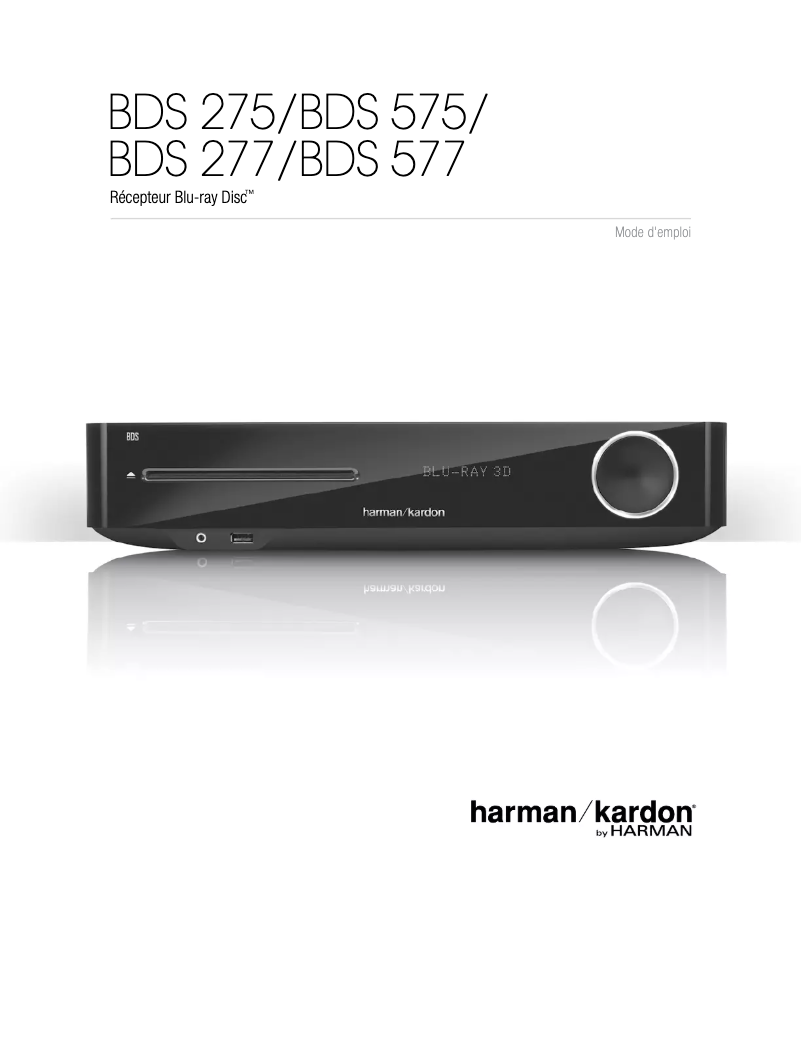 Página 1 del manual Manual de usuario Harman Kardon BDS 277W