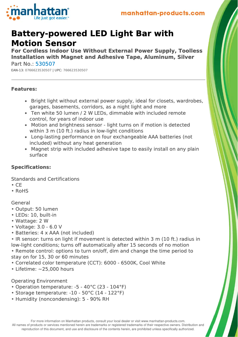 Image de la première page du manuel de l'appareil 530507