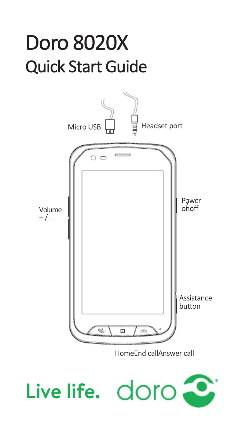 Image de la première page du manuel de l'appareil 8020X