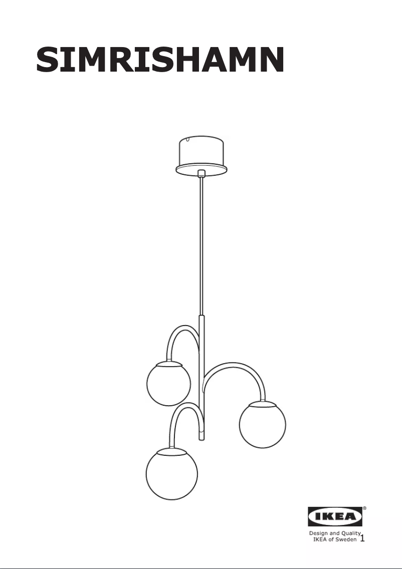 Image de la première page du manuel de l'appareil SIMRISHAMN