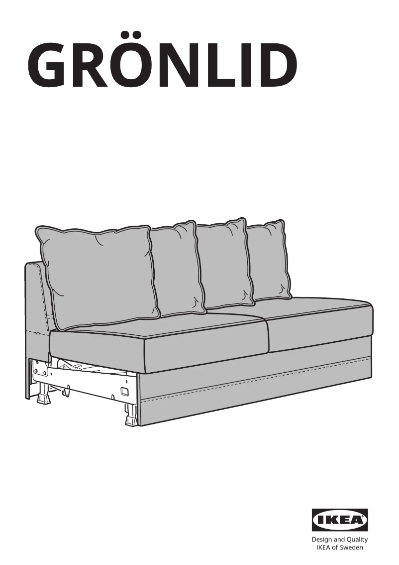 Image de la première page du manuel de l'appareil GRÖNLID 105.004.36