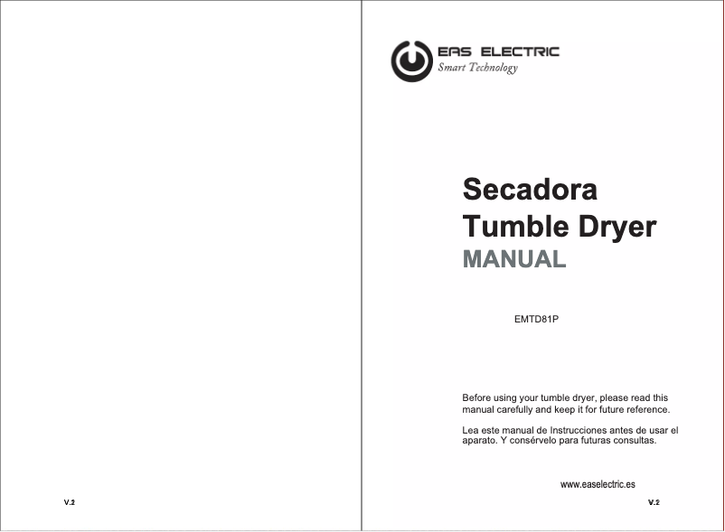 Page 1 de la notice Manuel utilisateur EAS Electric EMTD81P