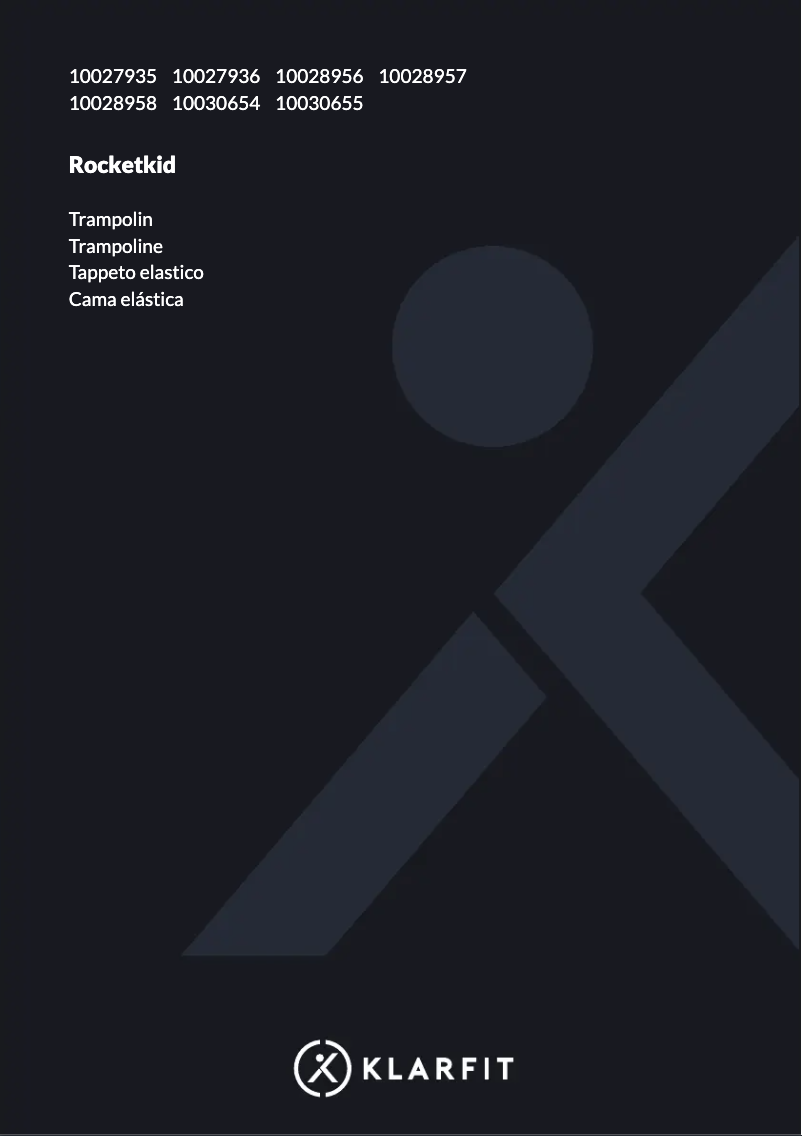 Image de la première page du manuel de l'appareil Rocketkid