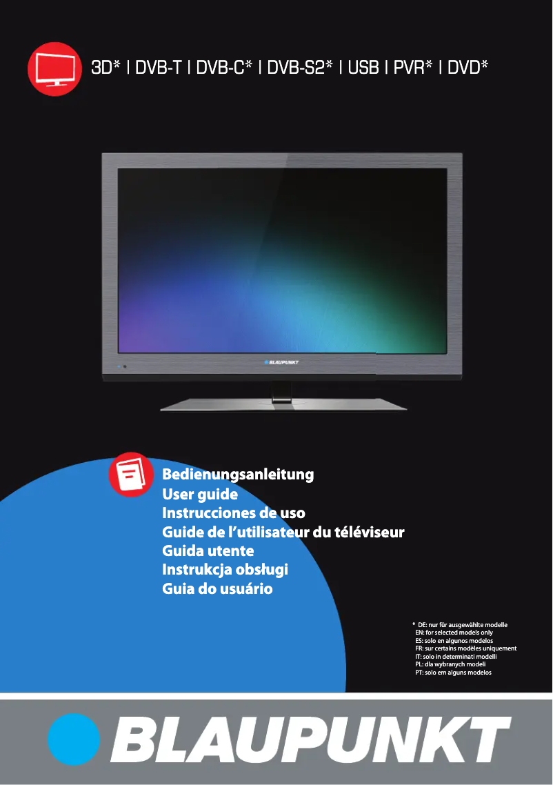 Image de la première page du manuel de l'appareil BLA-32/124I