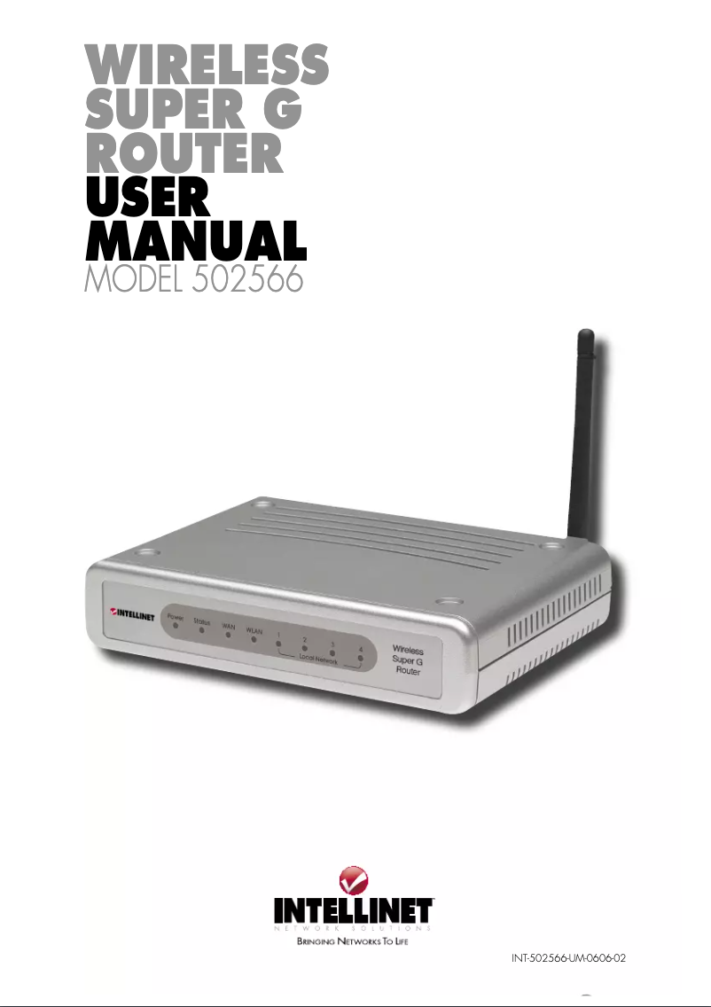 Página 1 del manual Manual de usuario Intellinet 502566