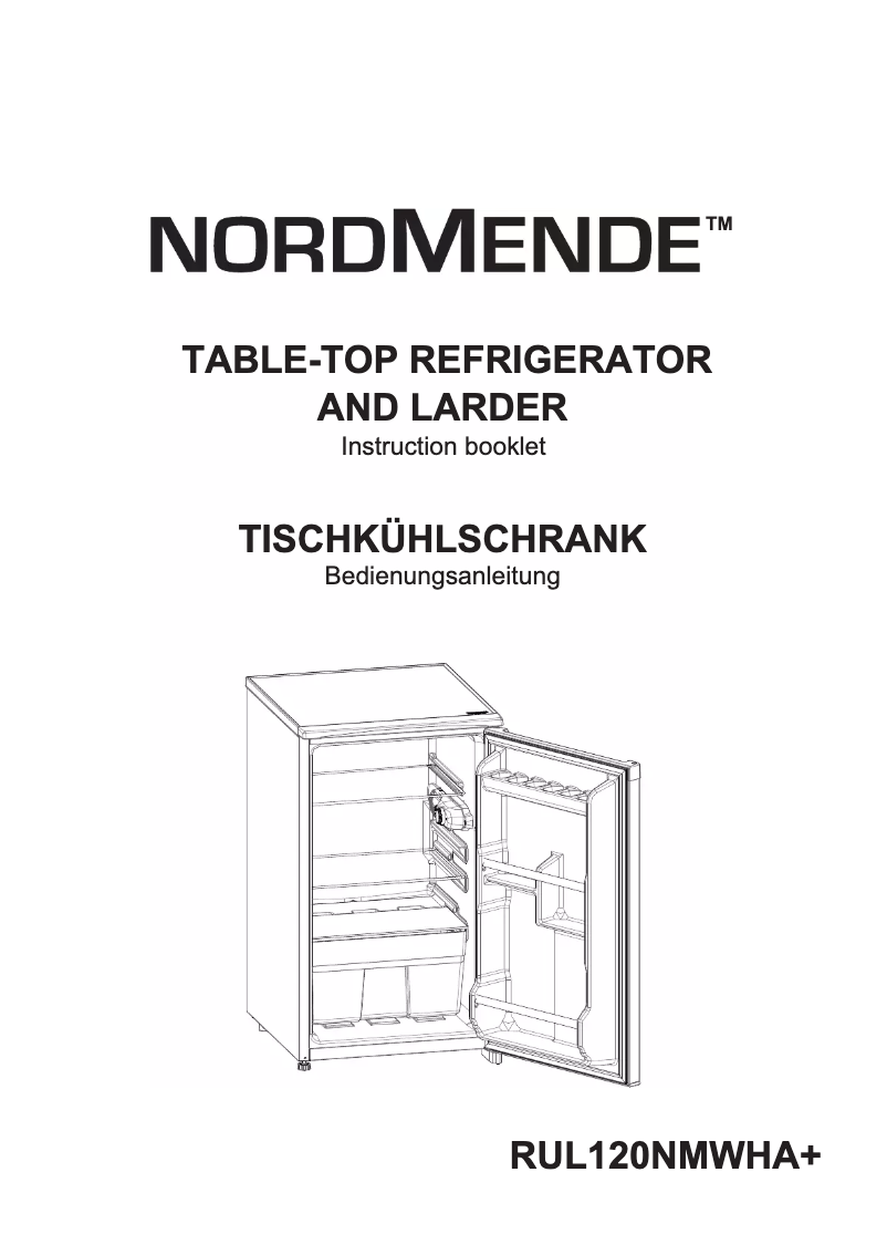 Page 1 of the manual User Manual Nordmende RUL120NMWHA