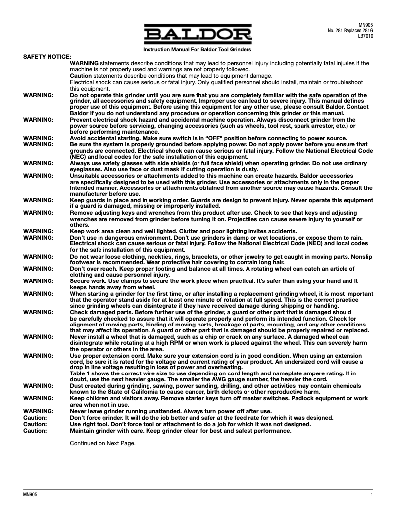 Page 1 de la notice Manuel utilisateur ABB 7B500