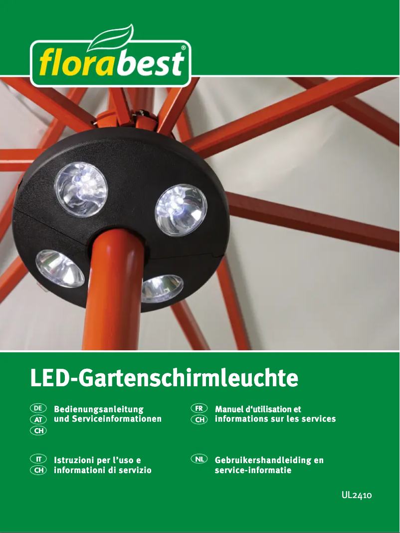 Page 1 de la notice Manuel utilisateur Florabest Z30688