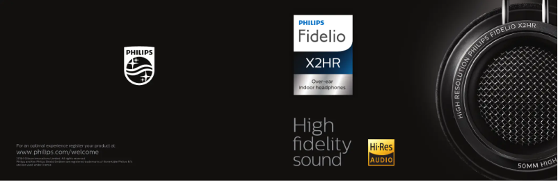 Page n°1 - Manuel utilisateur Philips Fidelio Fidelio X2HR
