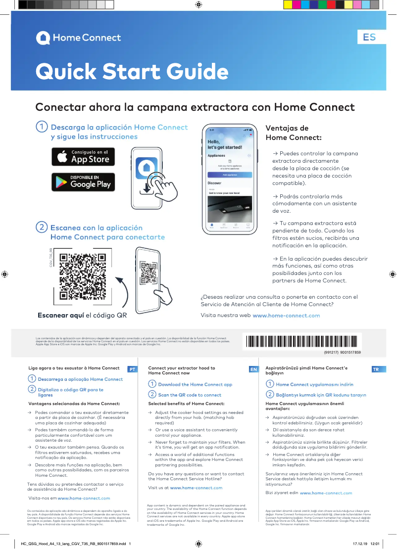 Image de la première page du manuel de l'appareil 3BC598ANC