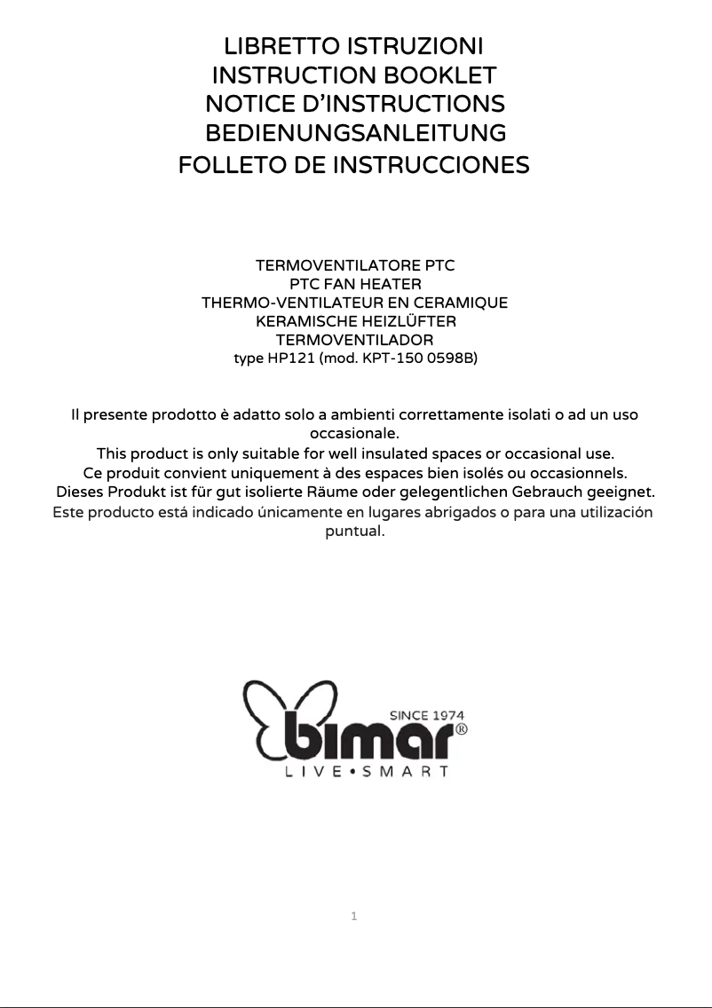 Image de la première page du manuel de l'appareil HP121