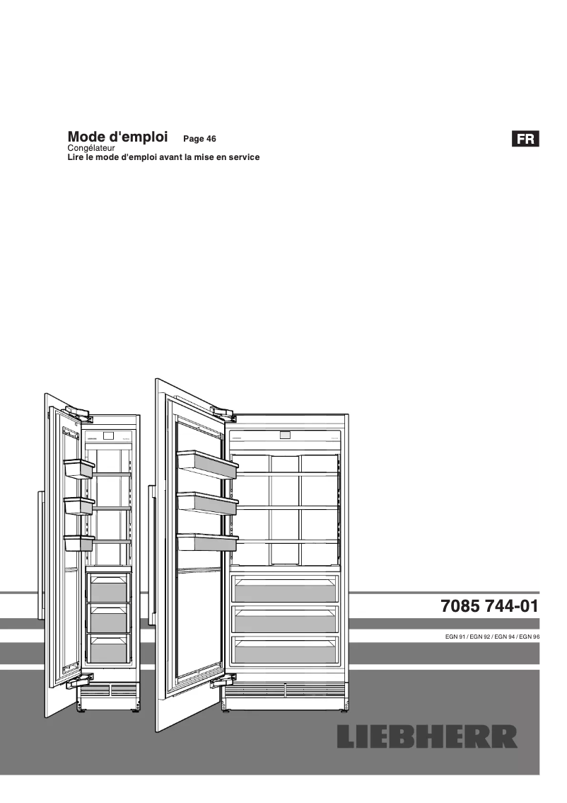 Image de la première page du manuel de l'appareil EGN 9471