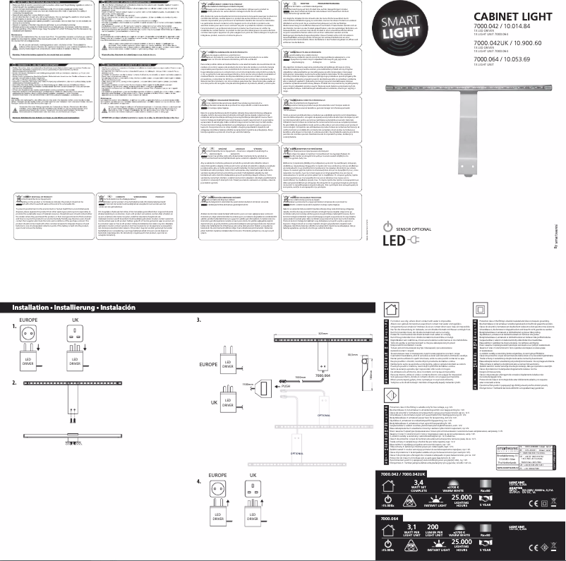 Page 1 de la notice Manuel utilisateur Smartwares 7000.042