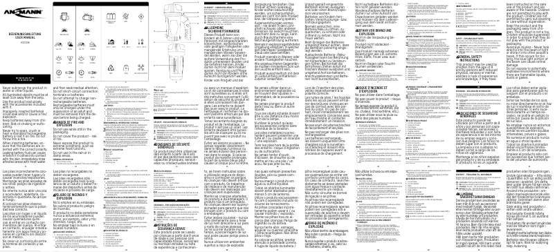Page n°1 - Manuel utilisateur Ansmann HS230B