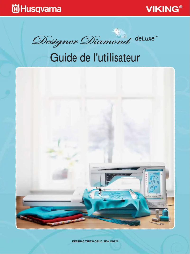 Page 1 de la notice Manuel utilisateur Husqvarna-Viking Designer Diamond deLuxe