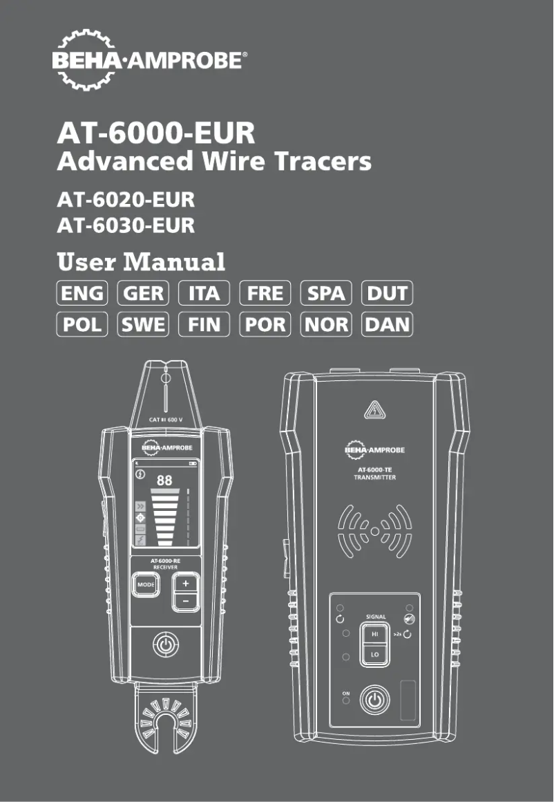 Page n°1 - Manuel utilisateur Beha-Amprobe AT-6030-EUR