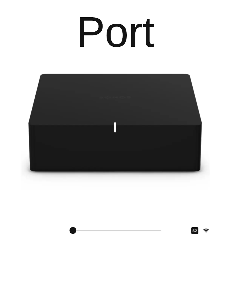 Page 1 de la notice Manuel utilisateur Sonos Port