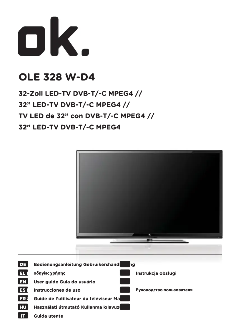 Page n°1 - Manuel utilisateur OK OLE 328 W-D4