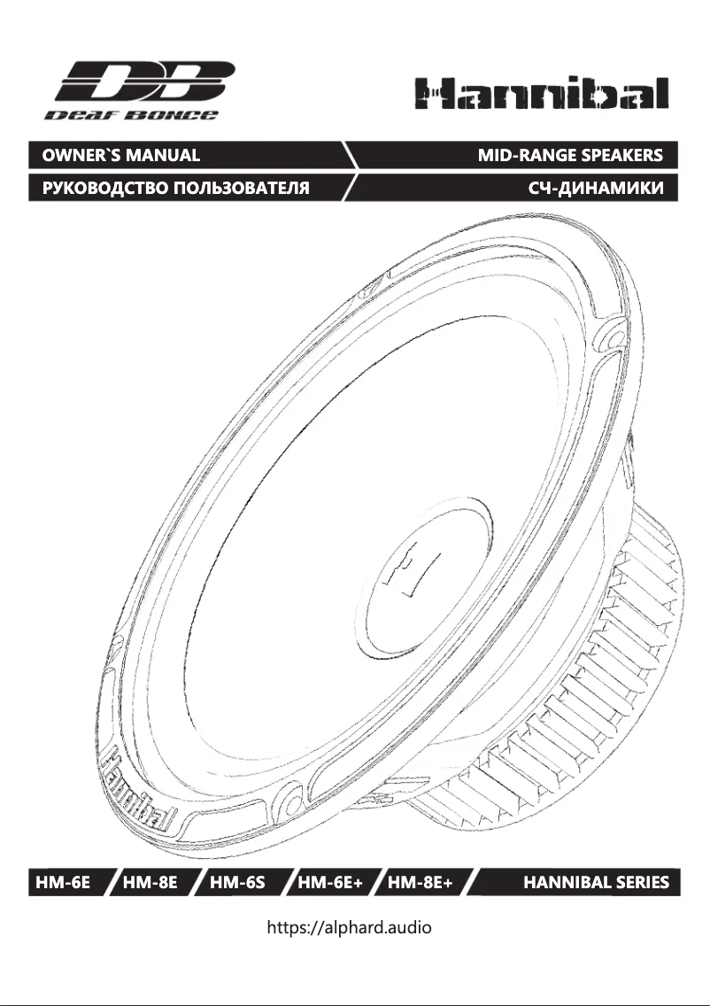 Page n°1 - Manuel utilisateur Deaf Bonce Hannibal HM-6E+