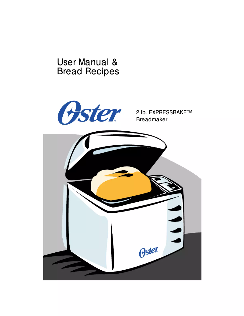 Page n°1 - Manuel utilisateur Oster ExpressBake 5838