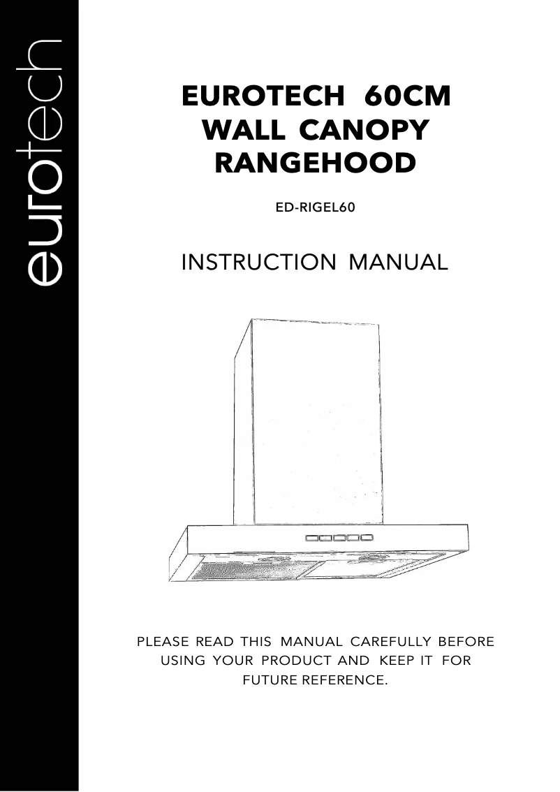 Page 1 de la notice Manuel utilisateur Eurotech ED-RIGEL60