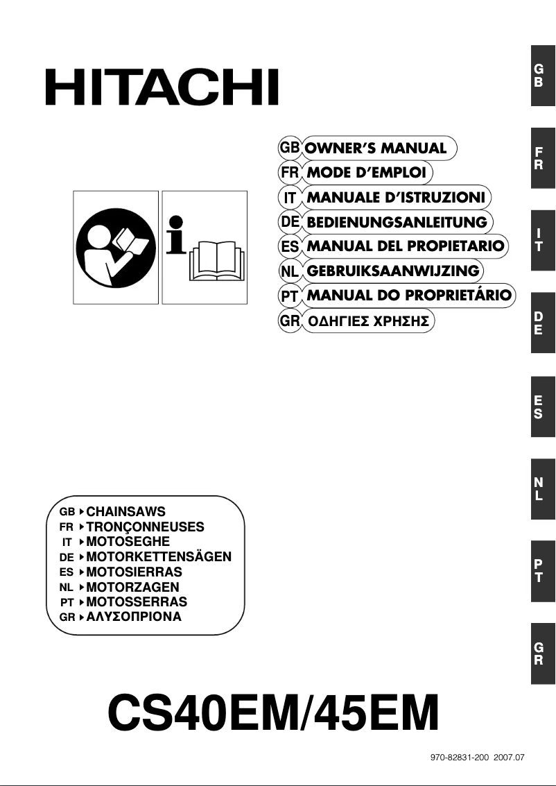 Image de la première page du manuel de l'appareil CS 40EM
