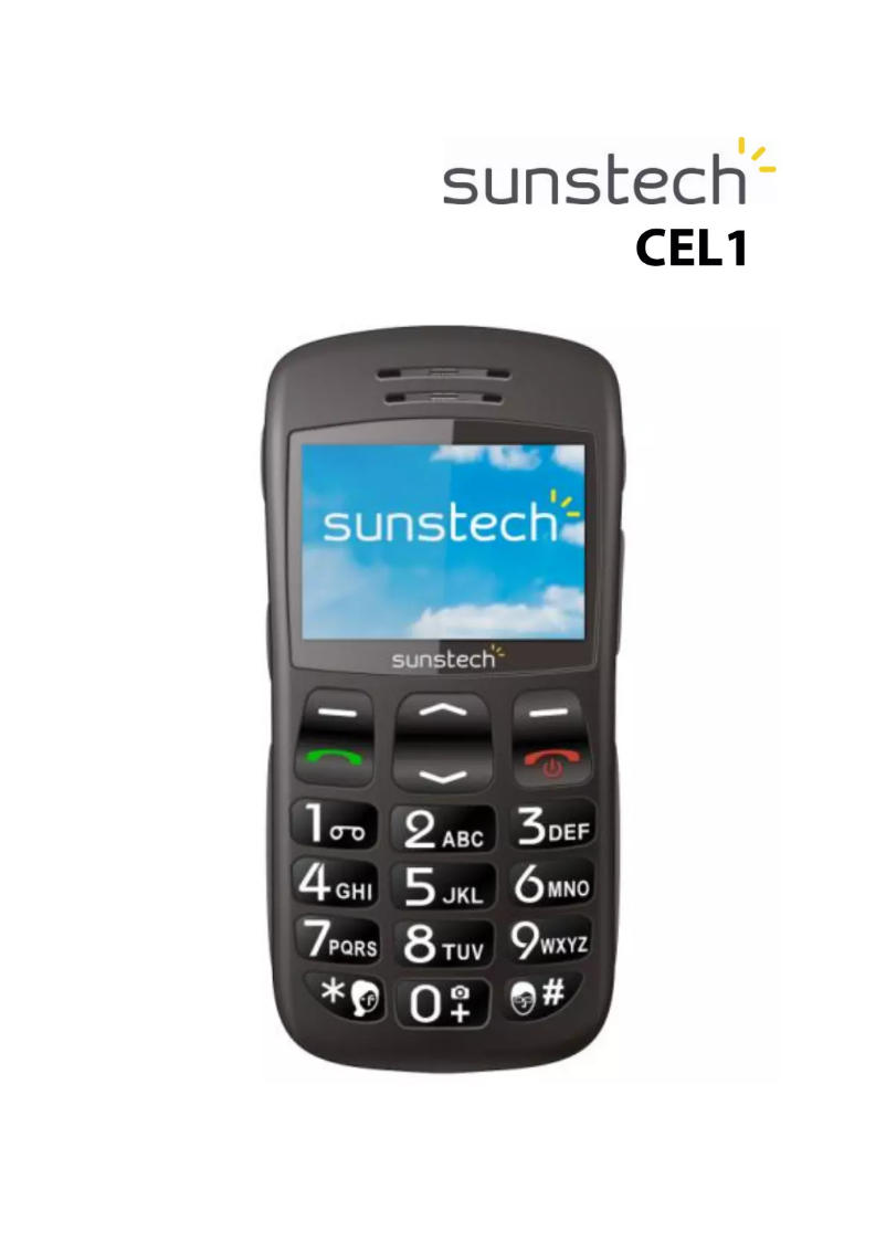 Page 1 de la notice Manuel utilisateur Sunstech CEL1