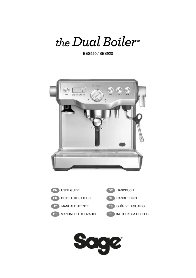 Image de la première page du manuel de l'appareil the Dynamic Duo SEP920