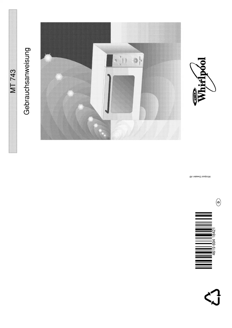 Página 1 del manual Manual de usuario Whirlpool MT 743