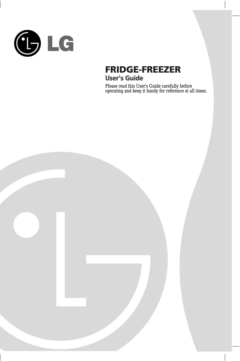 Page 1 de la notice Manuel utilisateur LG GR419BBCA