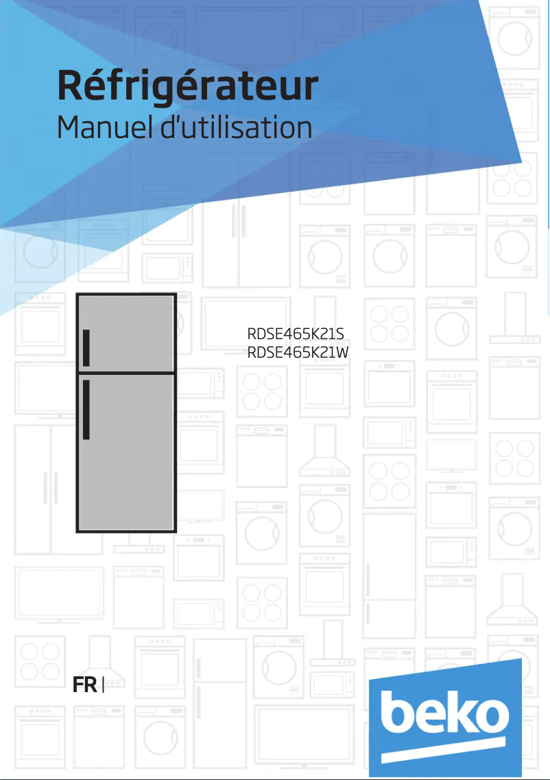 Page n°1 - Manuel utilisateur Beko RDSE465K21W