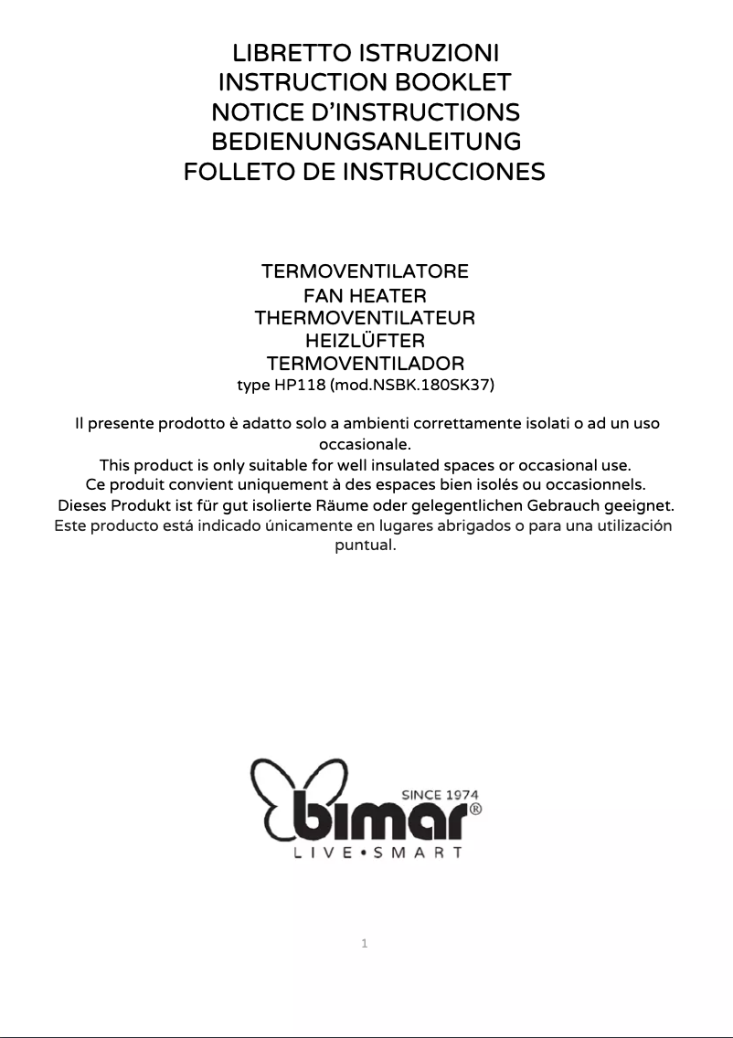 Image de la première page du manuel de l'appareil HP118