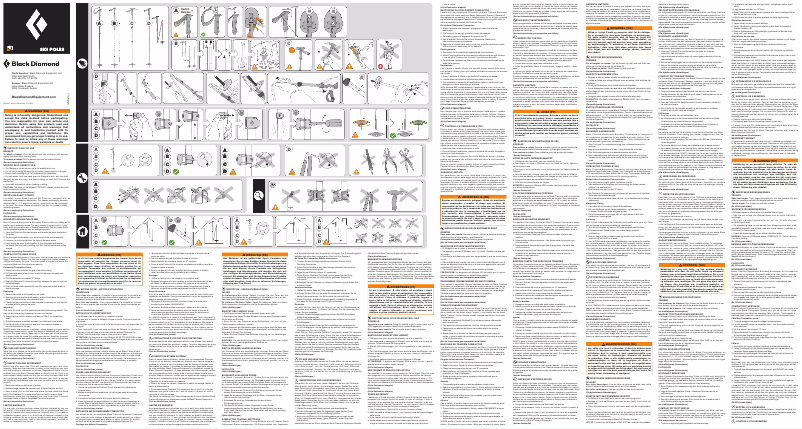 Page 1 de la notice Manuel utilisateur Black Diamond Vapor Carbon 1