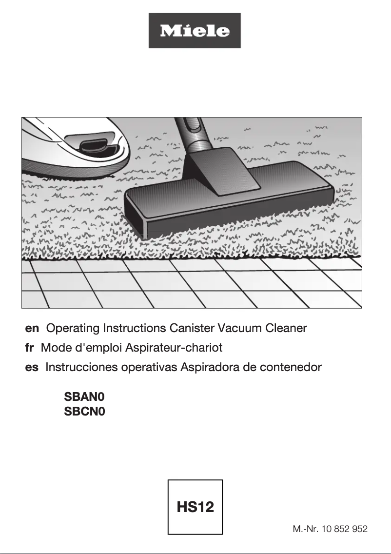 Page 1 de la notice Manuel utilisateur Miele Classic C1 Pure