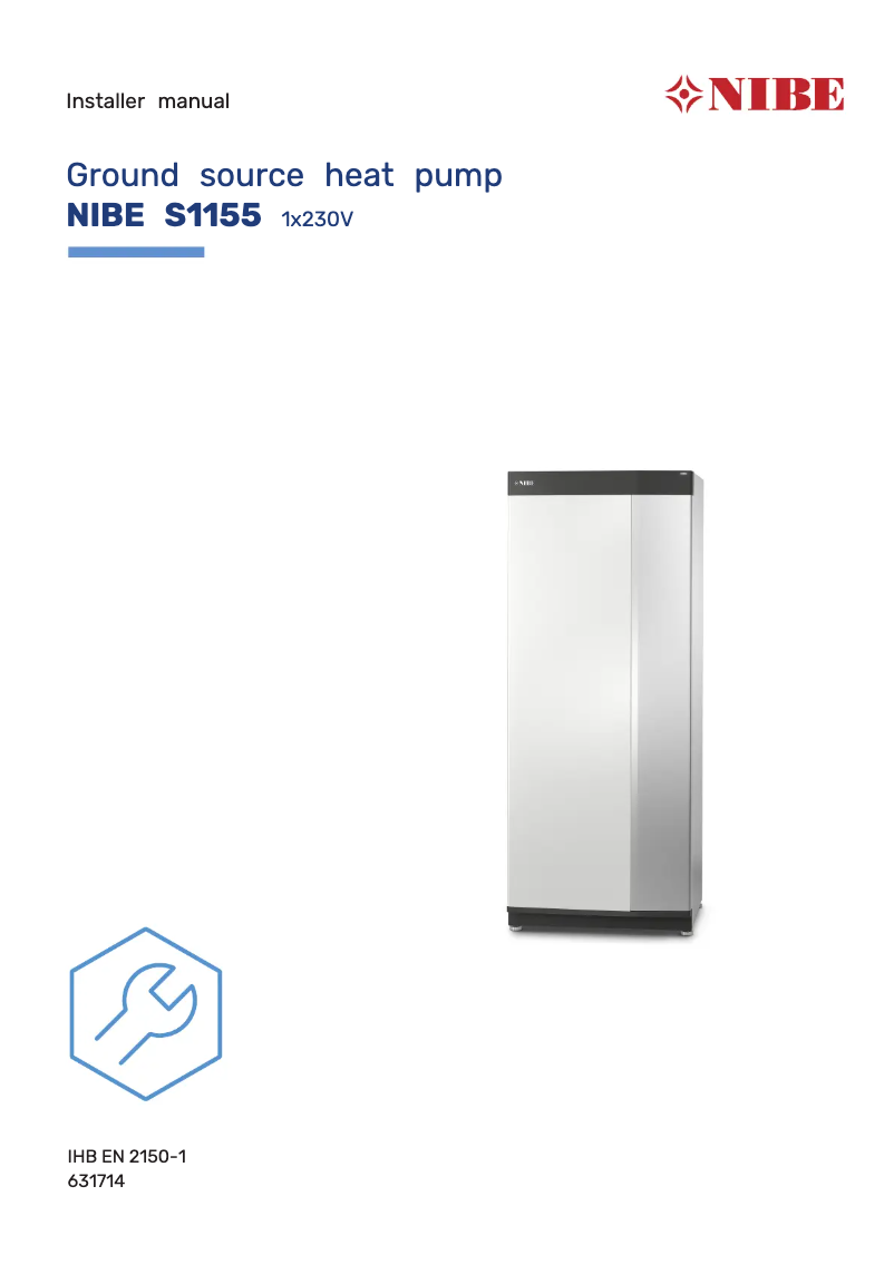 Page 1 de la notice Manuel utilisateur Nibe S1155-6