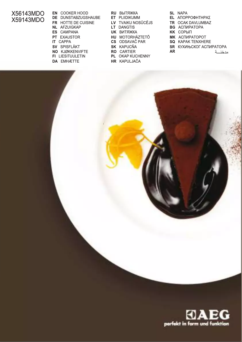 Image de la première page du manuel de l'appareil X56143MDO