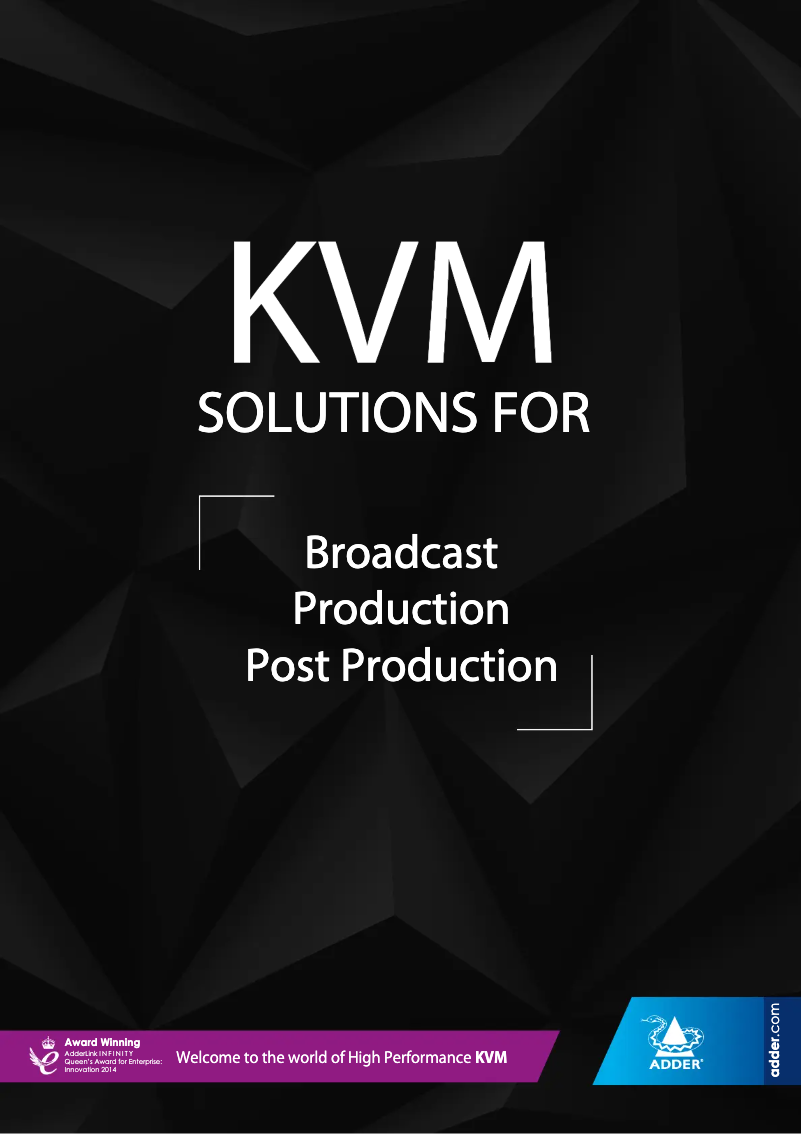 Page 1 de la notice Manuel utilisateur Adder Infinity 1002