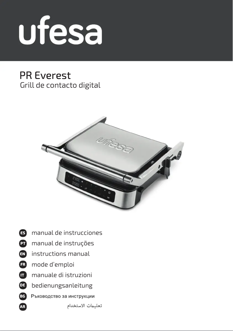 Image de la première page du manuel de l'appareil Everest