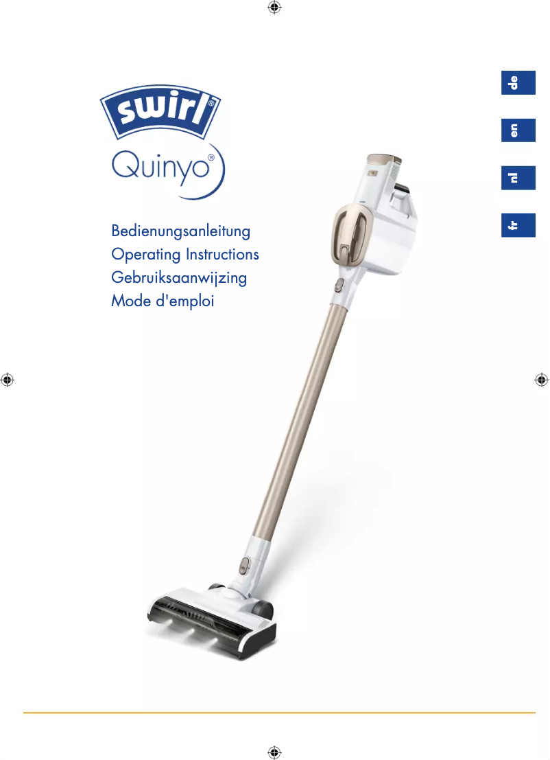 Page 1 de la notice Manuel utilisateur Swirl Quinyo Everlast